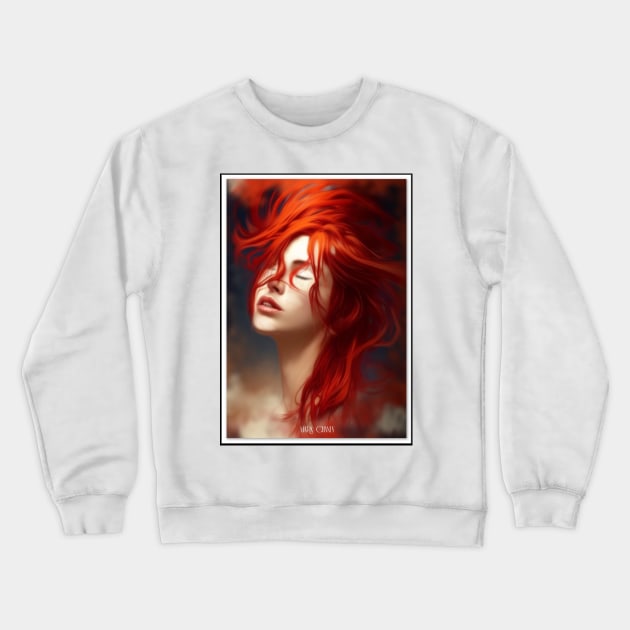 Headshake Crewneck Sweatshirt by mark-chaney